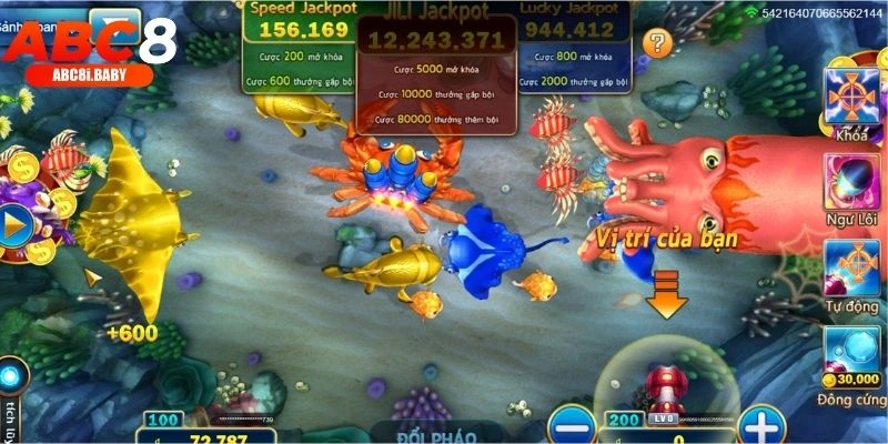 Tìm hiểu về cách chơi bắn cá ABC8
